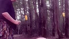 June 25 with my slave at home and in forest