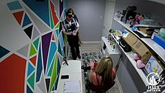 Maisie Lewis, the Shop Lifting Slut, Caught in Action!