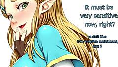 Princess Zelda guides you through JERK OFF INSTRUCTIONS in this translated JOI video.