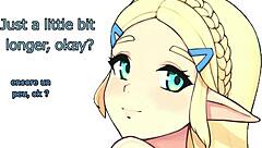 Princess Zelda guides you through JERK OFF INSTRUCTIONS in this translated JOI video.