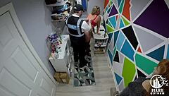 Maisie Lewis, the Shop Lifting Slut, Caught in Action!