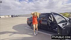 아마추어 금발녀 야외에서 가슴 드러내 자위 흥분돼 😏🔥