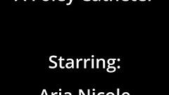 Aria Nicole moans intensely during foley catheter insertion in missionary.