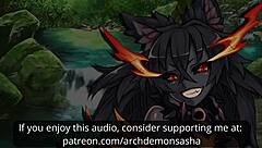 I submit to the Hellhound girl's domination in this intense R-18 ASMR.