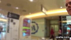 Exceptional Czech chick tempted at the mall, gets screwed hard in POV.