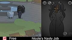 Nicole's nasty job turns intensely erotic