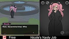 Nicole's nasty job turns intensely erotic