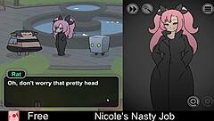 Nicole's nasty job turns intensely erotic