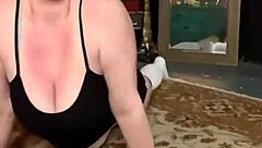 happy milfmonday during poweroutage blackout showing flexibility