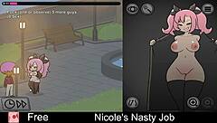 Nicole's nasty job turns intensely erotic