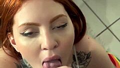 Stepsister Redhead Loves Sucking Monster Cock