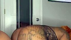 Ebony beauties ride monster cocks in doggystyle creampie compilation