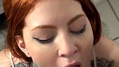 Stepsister Redhead Loves Sucking Monster Cock