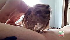 desde jovenes ya saben como despertar y ser agradecidas flaquita amateur dando una mamada y cogida mananera.