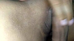 Shaved Tight Pussy Creampied by Amateur Friend's Hand