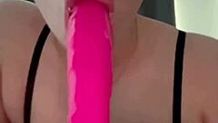 Horny British Girlfriend's Emotional Blowjob Experience