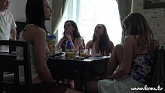 Behind the scenes reveal of elegant lingerie and chic miniskirts