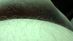 licking mature woman's hairy ass