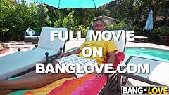 helping vanessa marie stretch before her audition with peter fitzwell