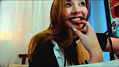 Oh This Beautiful Little Maid Makes Me Feel So Wild When She Cums Hard on Webcam