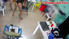 behind the scenes, latina stepdaughter gets quick hd fuck in backroom tattoo