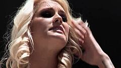 natasha marley fucked outdoors in fishnets, monster cock facial 😏