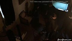 Blonde teen ripped her clothes in public barcelona trip, getting fucked outdoors by amateurs