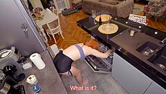 I'm so clumsy and I'm stuck in her pussy!