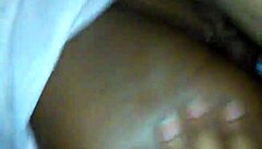 Ebony Babe Gets Creampie From Big Cock