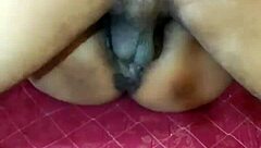 Sexy indian wife bent over for rough doggy and creampie