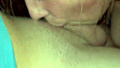 blowing bubbles while throat fucking her