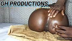 Little African Teen 18+ Slut Twerks Her Tight Ass Hole for Daddy's Play 😏