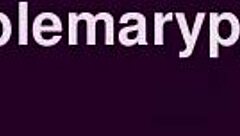 mary giving a casual hello in the video