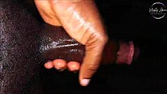 Horny guy moans loudly during intense BBC orgasm, pumping out extreme cum load