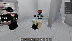 Intense fucking emotions in roblox public restroom