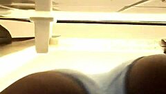 Hey, check out this big pussy in little panties dancing close up