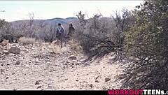 I flashed my tits n ass for hikin' motivation, got so horny!