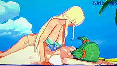 hikage and yomi intense futanari sex - senran kagura hentai