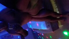 Wife plays with new anal toy