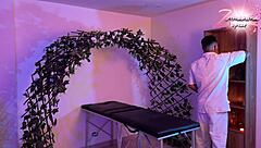 sweet short haired blonde amy days bates while friend fucks