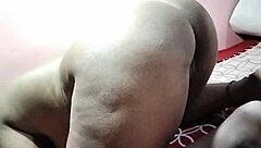 Skinny Indian Girlfriend with Huge Saggy Tits Fucked Homemade