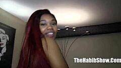 Nina Rotti's Ebony Ass Fuckfest with BBC Stars Puerto Rock, Ludus Adonis in Ghetto Hood Striptease and Clothes Ripping