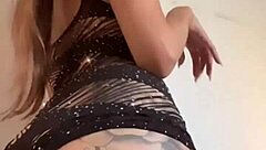 if i could choose, my girlfriend in lingerie dominates me with her natural tits