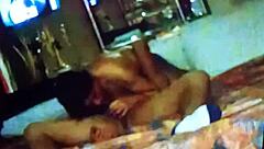 my cousin's ex-wife sucks my dick and licks my balls in the motel