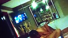 my cousin's ex-wife sucks my dick and licks my balls in the motel