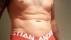 wtfafterlockup update 3 - vid 20240911 152039 - sep 14 2024, tattooed guy with blue eyes masturbates solo