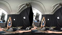 Is Pamela Morrison Riding Hard in WankzVR Reality?