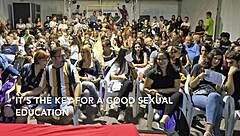 sex coaching on stage with pamela and jesus! watch them get wild 😈