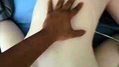 thick redhead takes nonstop big black cock backshots in doggystyle after cumming on ass