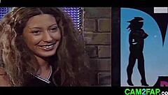 Teen Brunette's Tits Fucked Hard in Intense Session